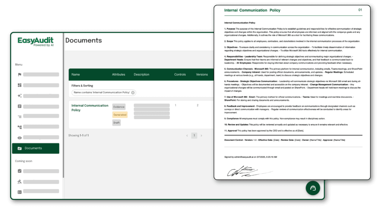 AI Governance & Policy for ISO 42001
